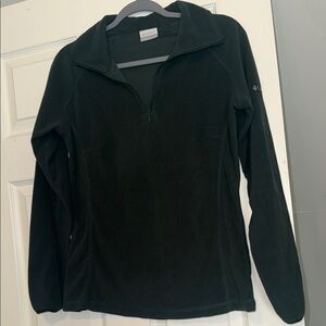 Women's Columbia Green Fleece Quarter-Zip